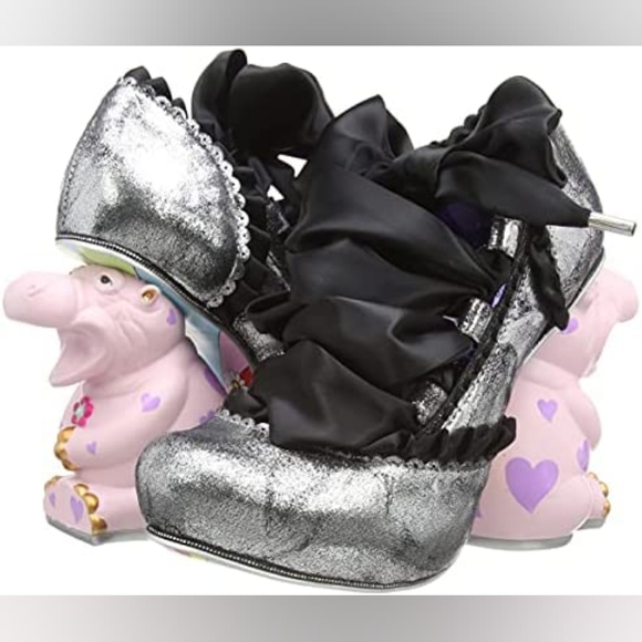 Irregular Choice Shoes - Happy Hippo Character Heels, 42 (size 10)